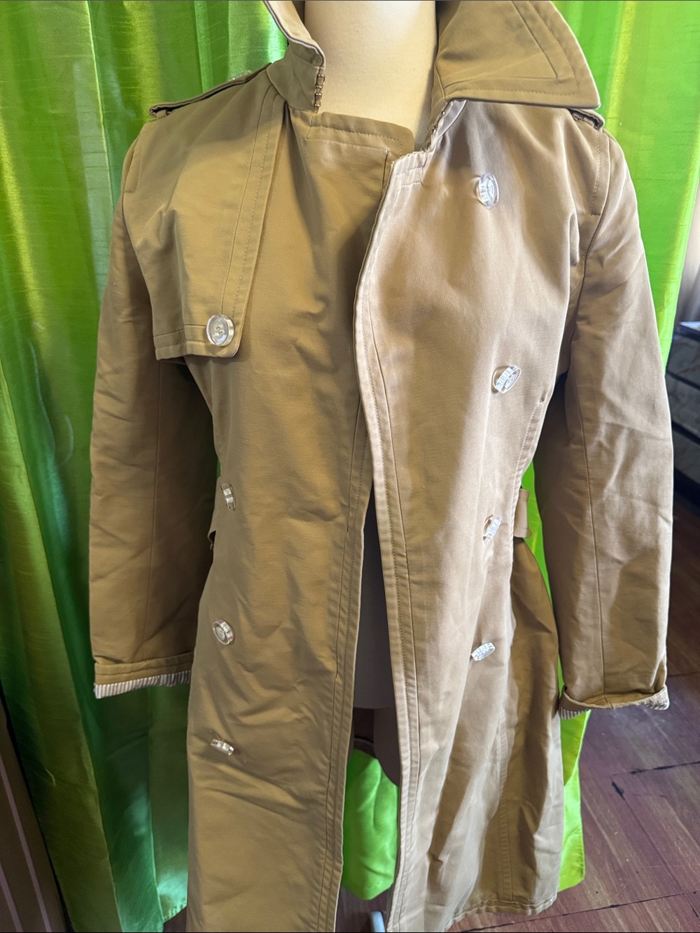 Classic Tan Trench Coat beautiful